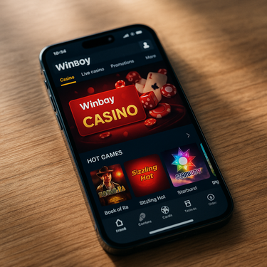 Winbay - Mobile Casino App - Responsive Design Österreich